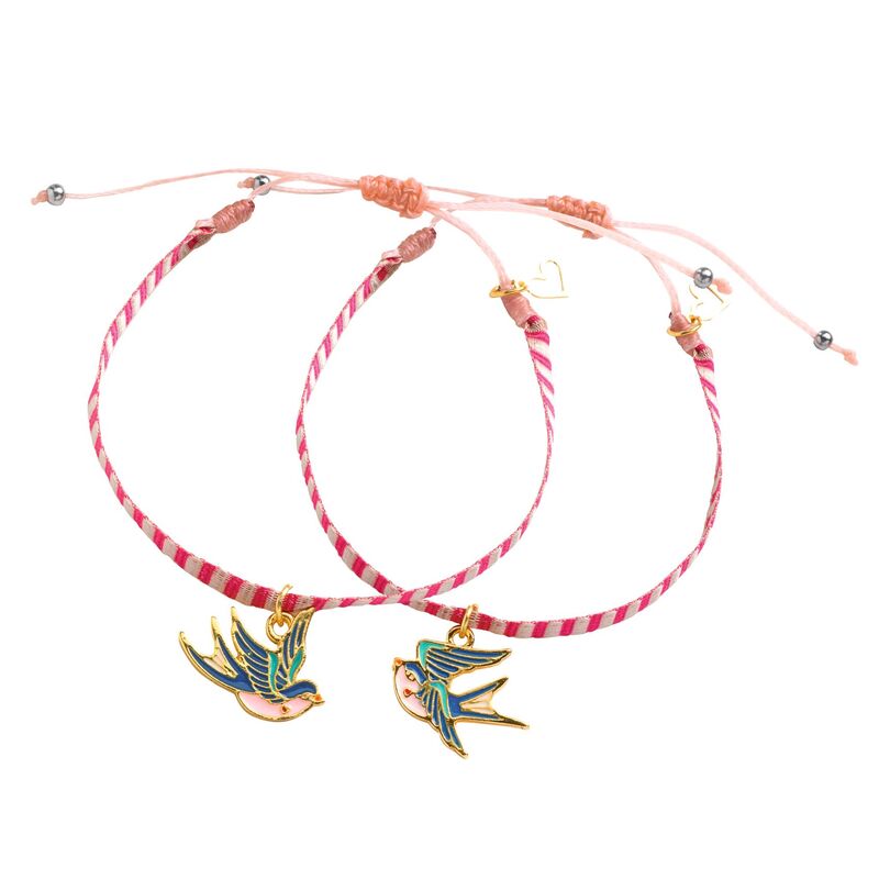 You & Me Birds Ribon Bracelet Set