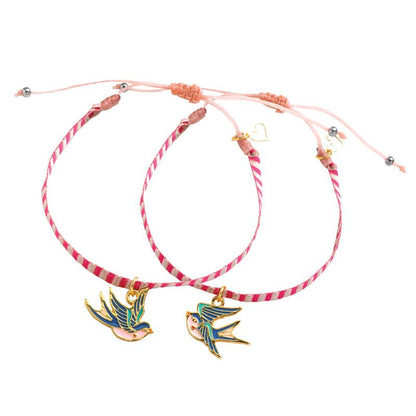 You & Me Birds Ribon Bracelet Set