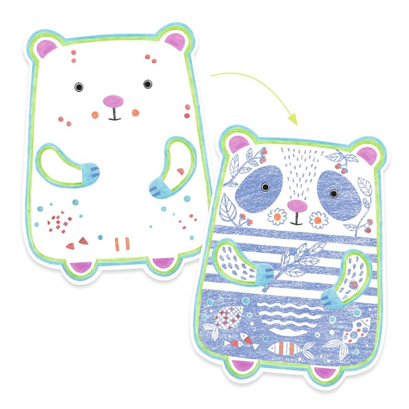 Wild Animals Colour Reveal Set