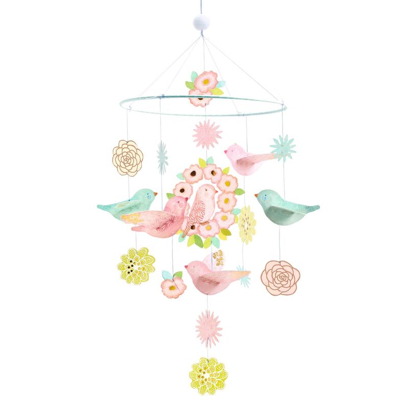Spring Birds Paper Mobile