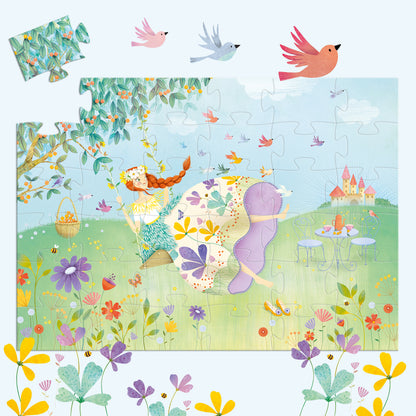 The Princess Of Spring 36pc Silhouette Puzzle