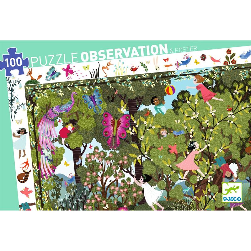 Garden Play Time – 100-piece Observation Puzzle