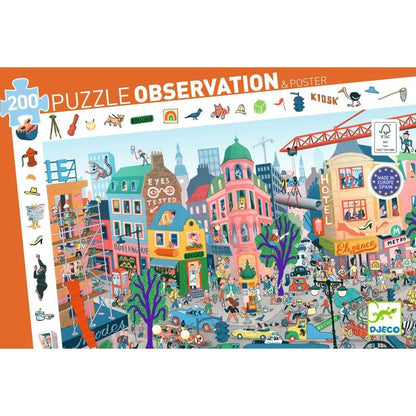 The City 200pc Observation Puzzle