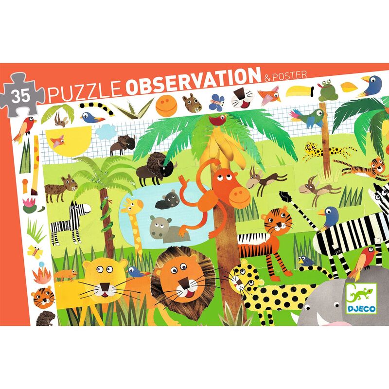 Jungle 35 piece Observation Puzzle