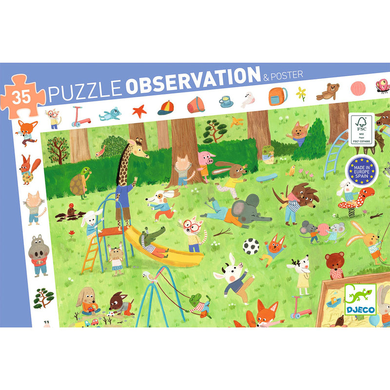 Little Friends Garden 35pc Observation Puzzle