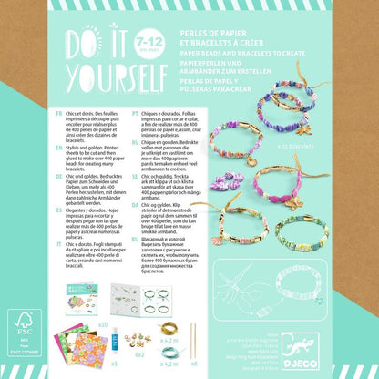 Do It Yourself Chic and Golden Bracelets by Djeco