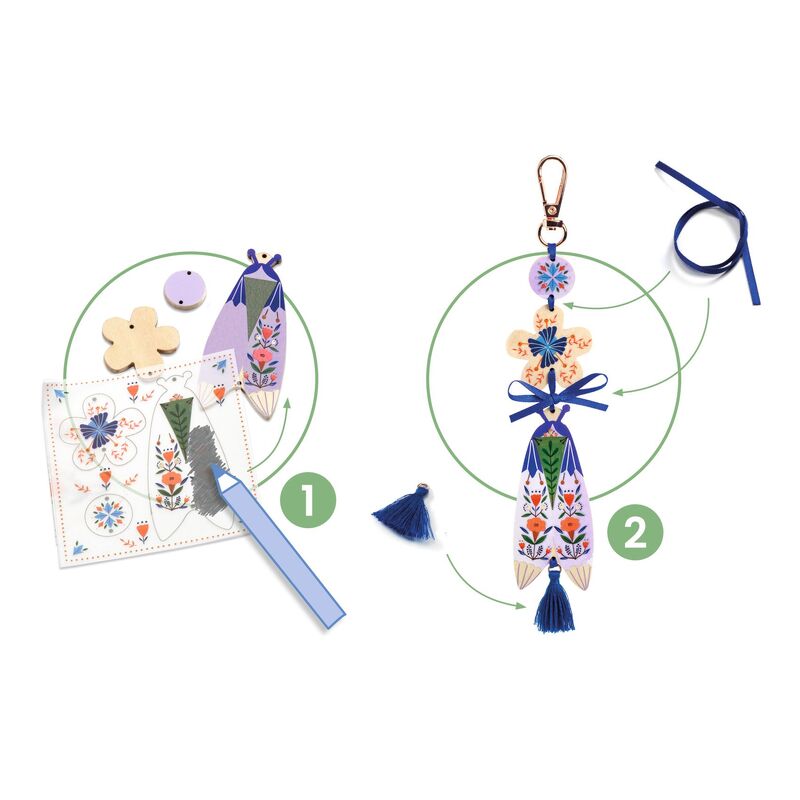 Do It Yourself Butterflies Bag Charms