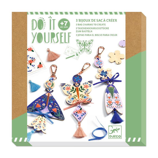 Do It Yourself Butterflies Bag Charms