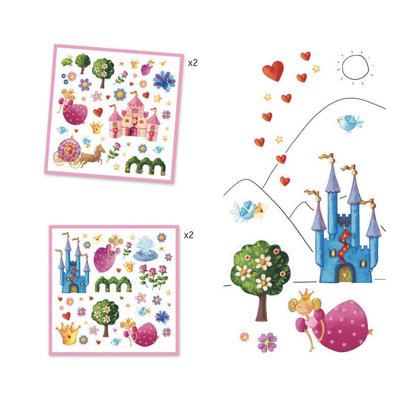 Princess Marguerite Stickers – Djeco
