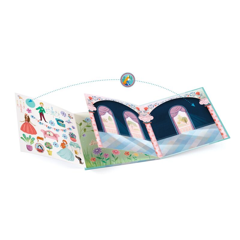 'Life in the Castle' Repositionable Sticker Scene Set