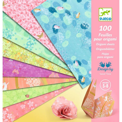Haru 100 Origami Sheets by Petit Pan