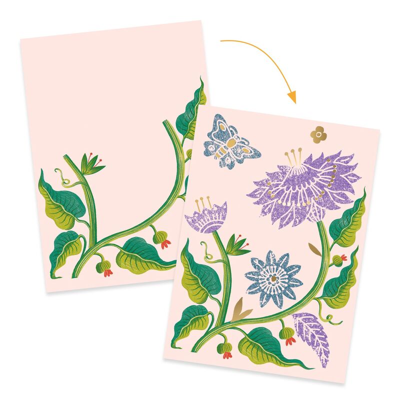 Passionflower Engraving & Painting Set
