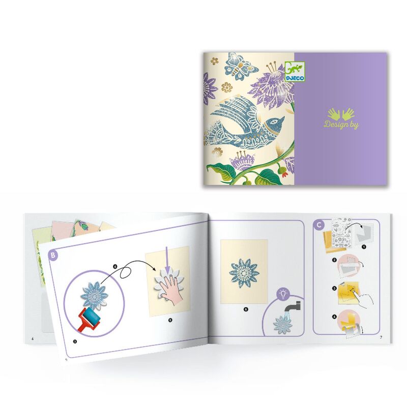 Passionflower Engraving & Painting Set