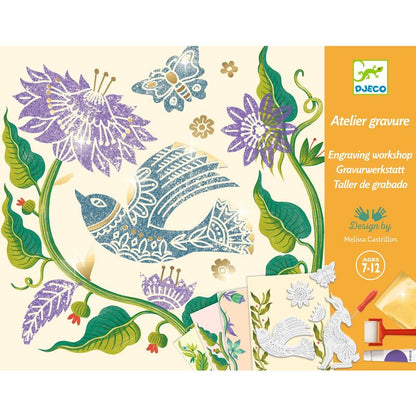 Passionflower Engraving & Painting Set