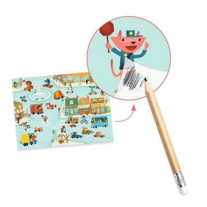 Construction & Racing Decal Scene Transfer Set