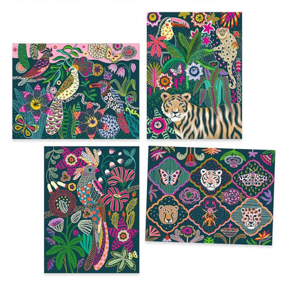 Rococo Neon Jungle Scratch Cards