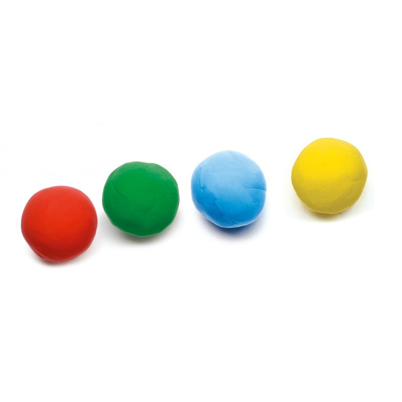 4 Pots Of Modelling Dough - Bright