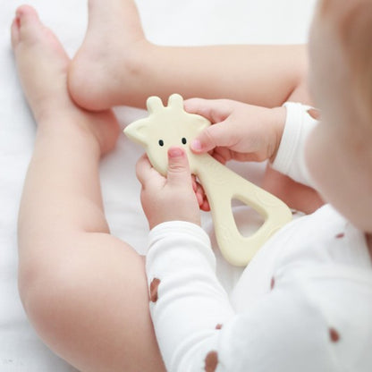 Rubber Giraffe Flat Teether -Boxed - Tikiri