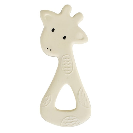 Rubber Giraffe Flat Teether -Boxed - Tikiri
