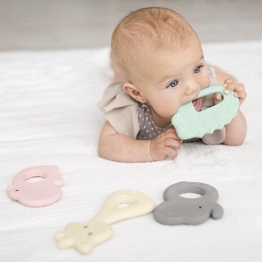 Rubber Hippo Flat Teether -Boxed - Tikiri