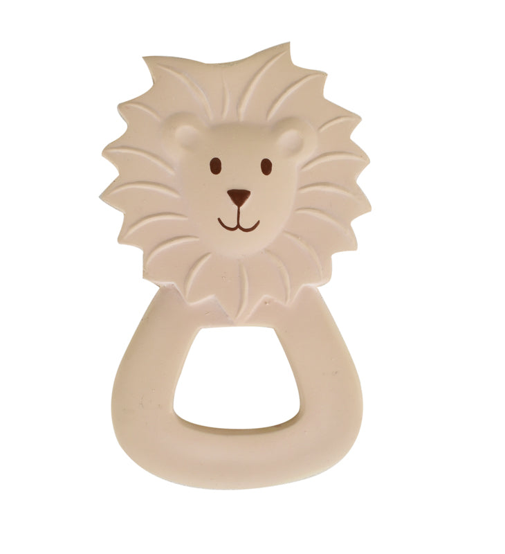 Rubber Lion Flat Teether -Boxed - Tikiri