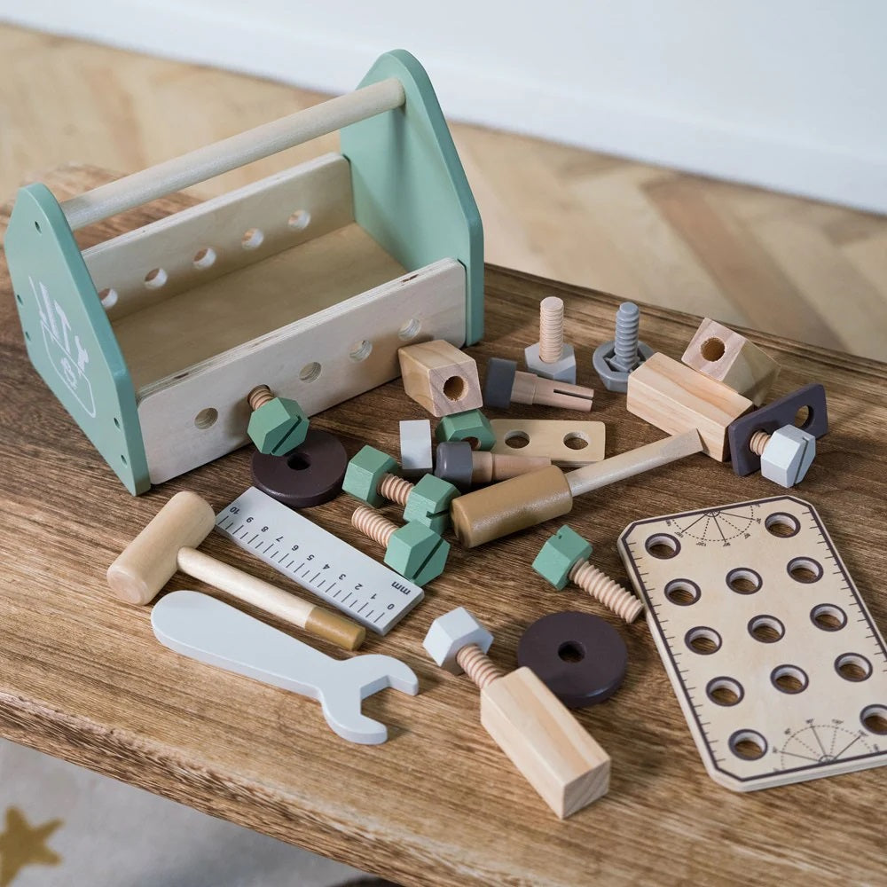 Playful Wood - Tool Box - 26 Pcs