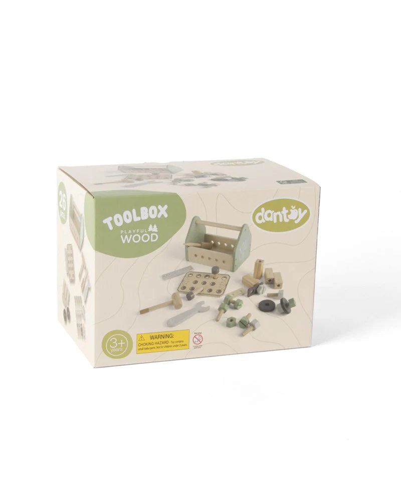 Playful Wood - Tool Box - 26 Pcs