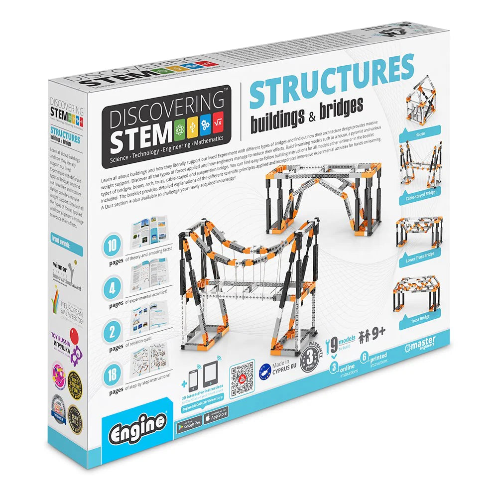 Engino Set Di Costruzione QB02C - Gioco Di Plastica Per Sviluppare L'Immaginazione