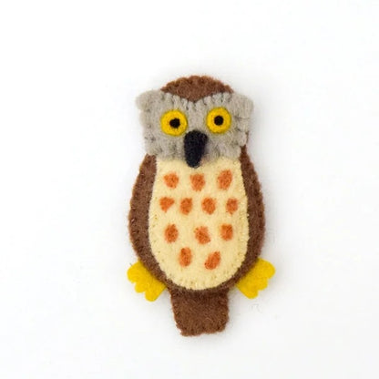 Felt Finger Puppet –  Barking Owl