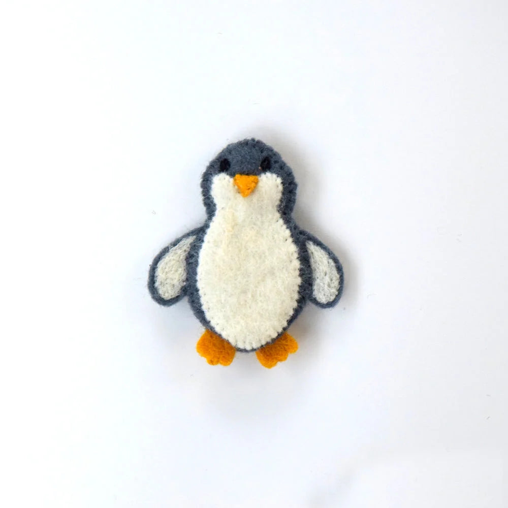 Felt Finger Puppet –  Penguin