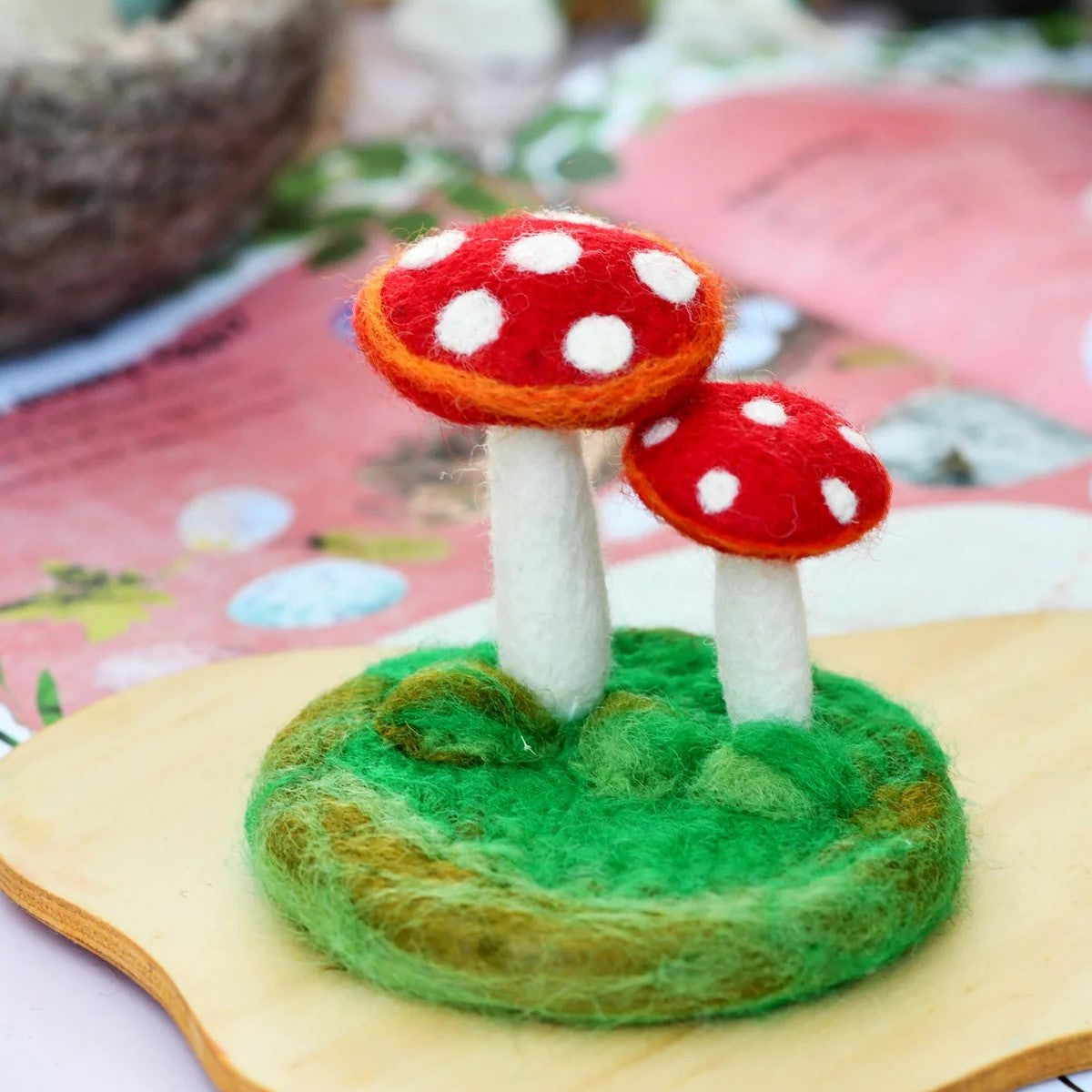Felt Mushrooms / Toadstools