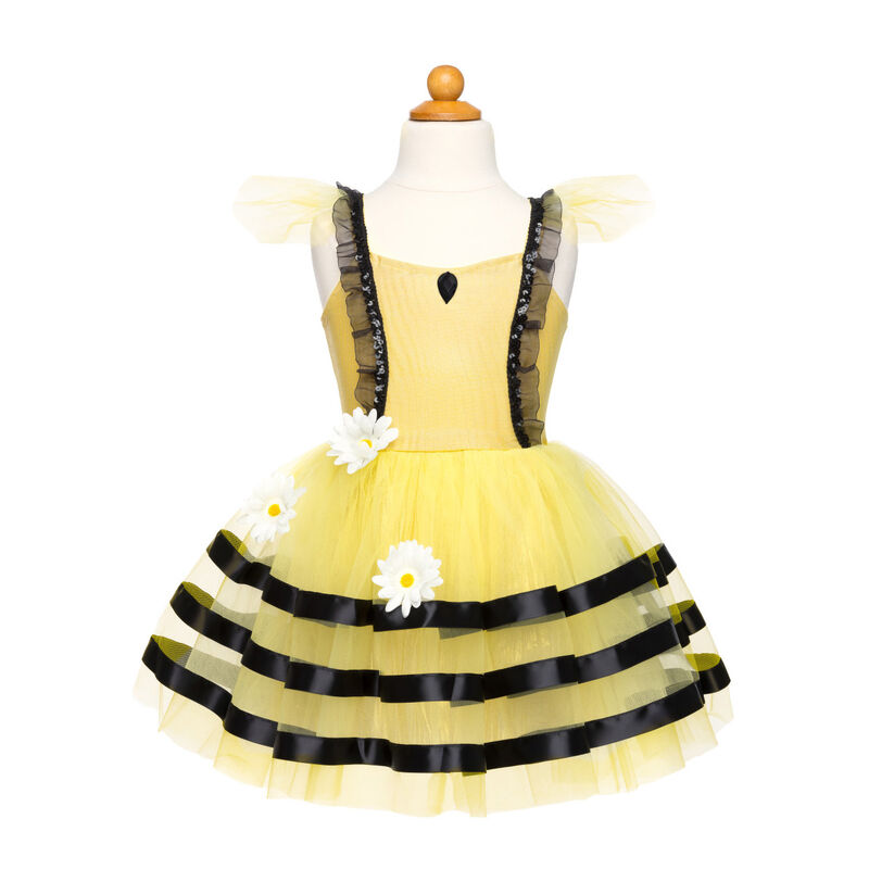Bumble Bee Dress & Headband Size 3-4