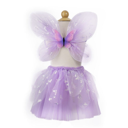 Lilac Flutter Butterfly Skirt & Wings Size 4-6