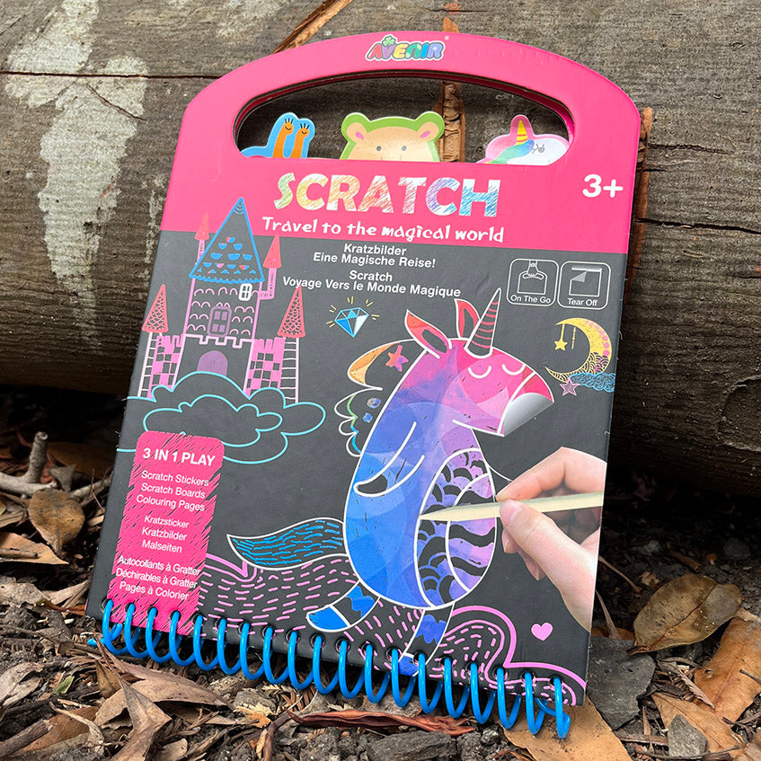 Scratch Book Using Scratch Book - Travel to the Magical World – Hugs For Kids