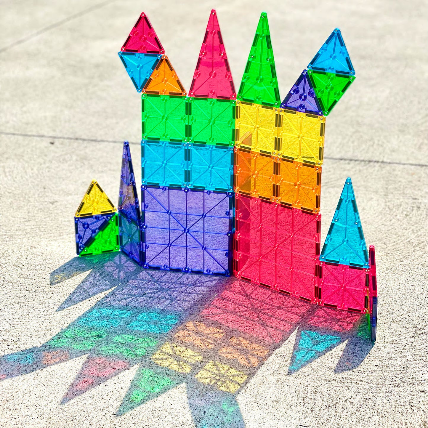 Magna-Fliesen – Klare Farben – 32-teiliges Set
