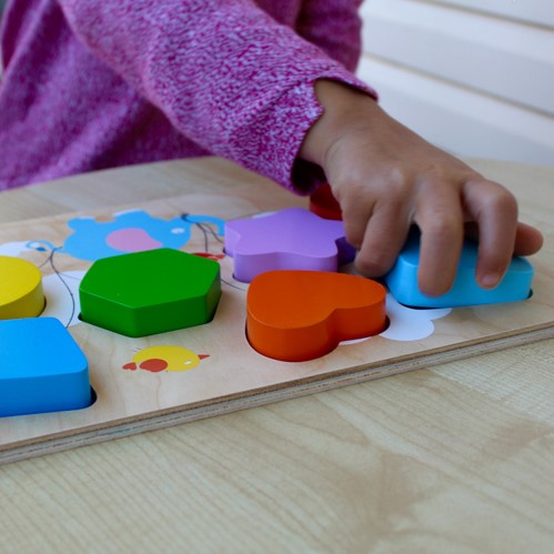 Flying Balloon Chunky Shape Puzzle