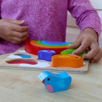 Bird And Rainbow Puzzle