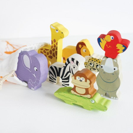 Africa Stacking Animals & Bag