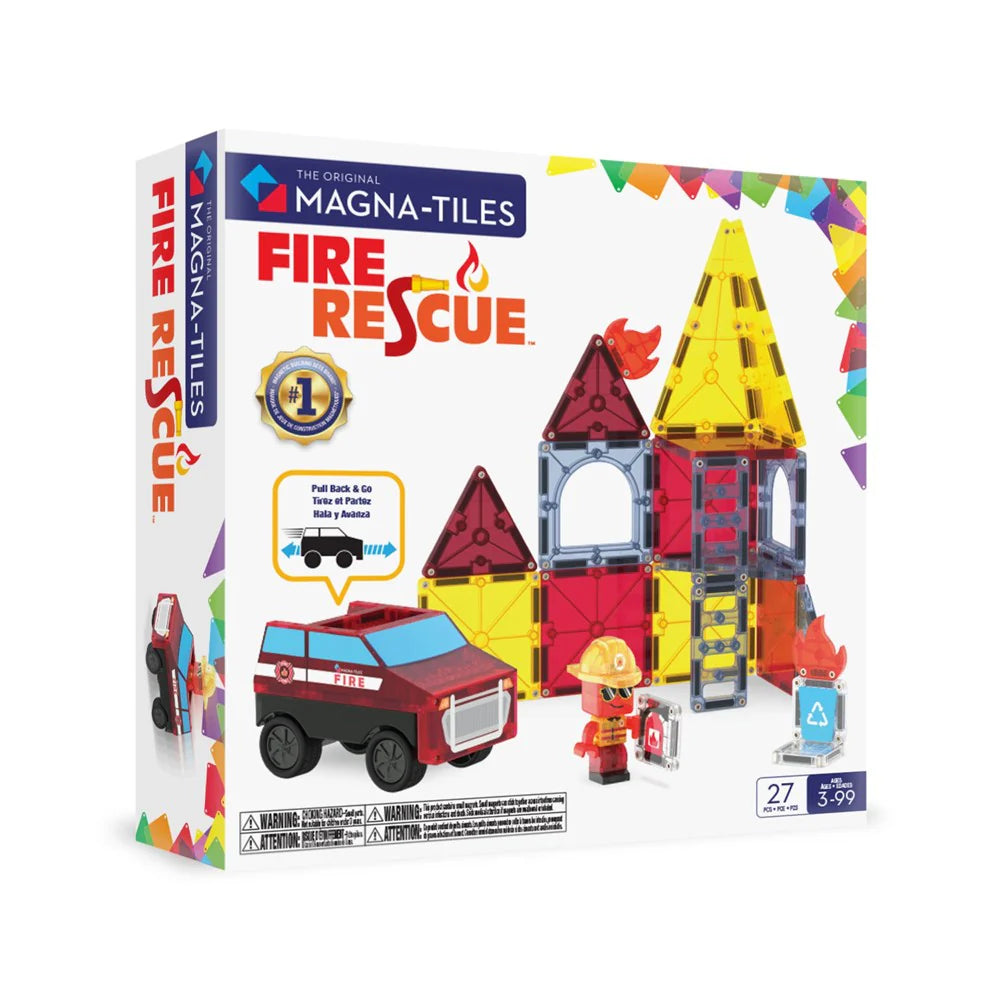 MAGNA-TILES - Fire Rescue - 27 Piece Set