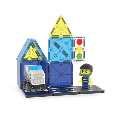 MAGNA-TILES - Police Patrol - 20 Piece Set