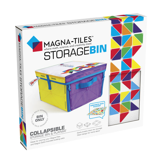 Magna-Tiles – Storage Bin & Interactive Play Mat