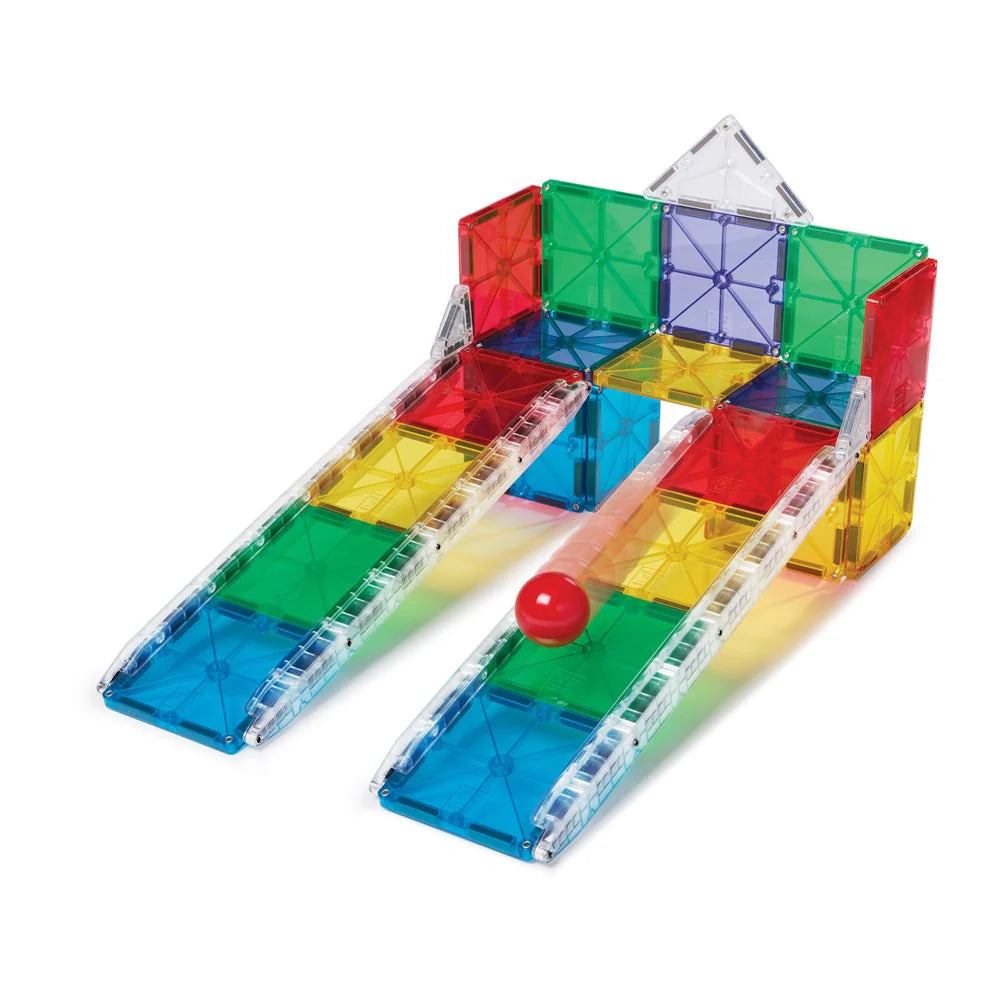 Magna-Tiles – Rail Racers  – 33 Piece Set