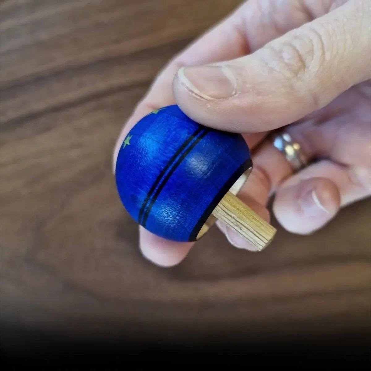 Luna Starry Sky Turn-Over Spinning Top