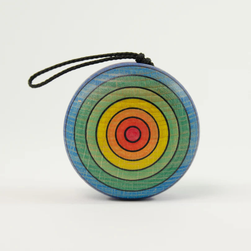 Mader Rainbow Wooden Yoyo - Freewheel