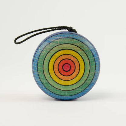 Mader Rainbow Wooden Yoyo - Freewheel
