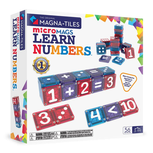 Magna-Tiles microMAGS – Learn Numbers