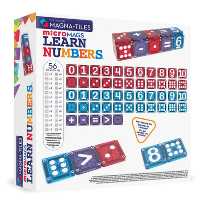 Magna-Tiles microMAGS – Learn Numbers