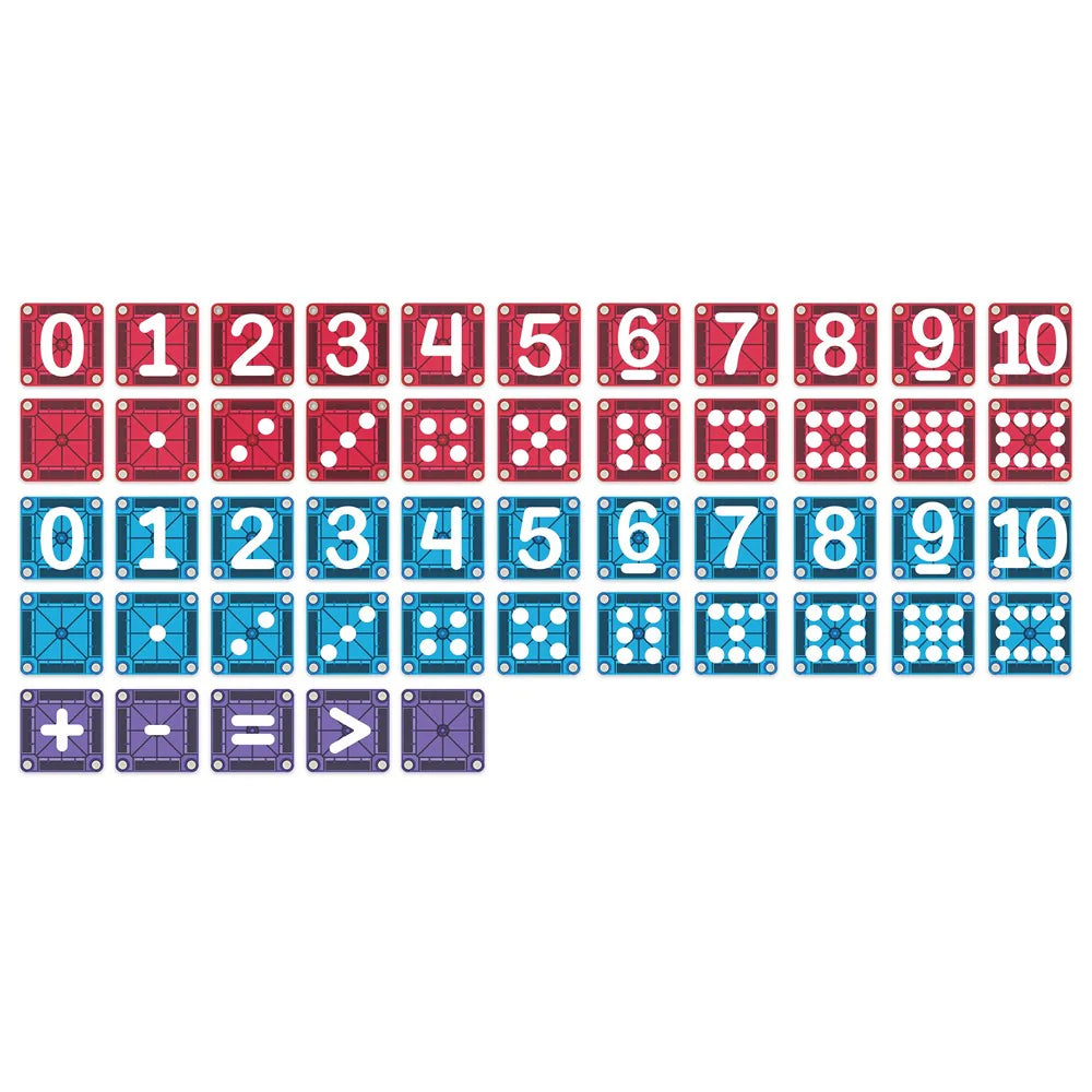 Magna-Tiles microMAGS – Learn Numbers