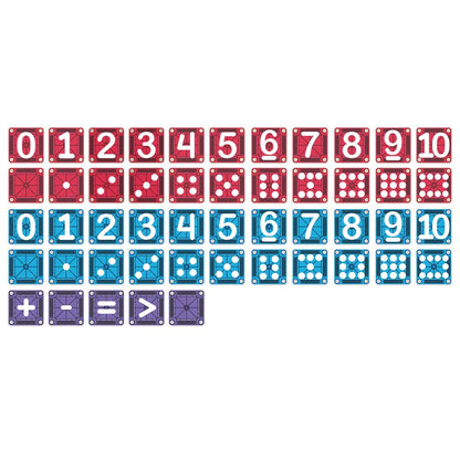 Magna-Tiles microMAGS – Learn Numbers