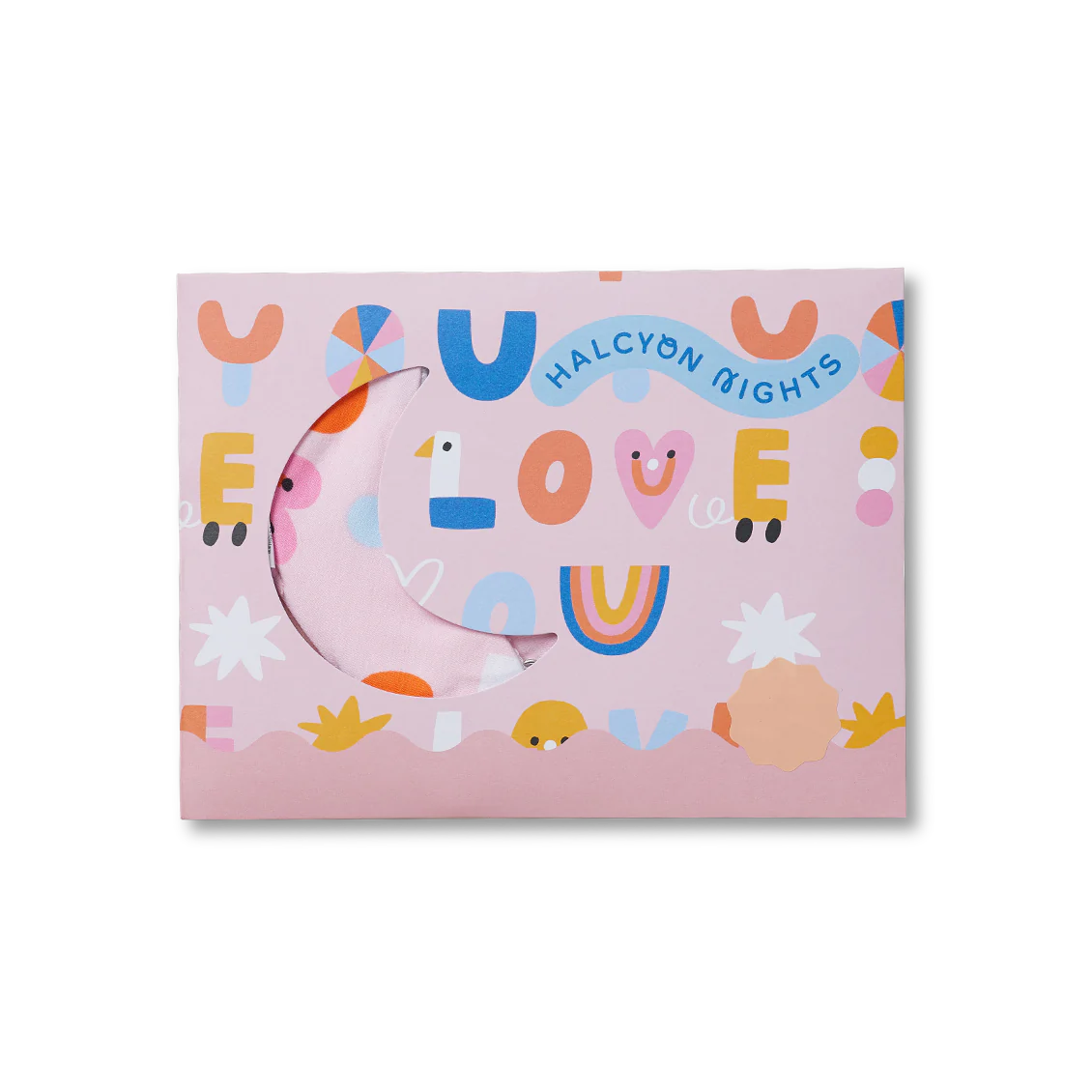 Baby-Sommeranzug mit Reißverschluss – „I Love You“ (Pink)